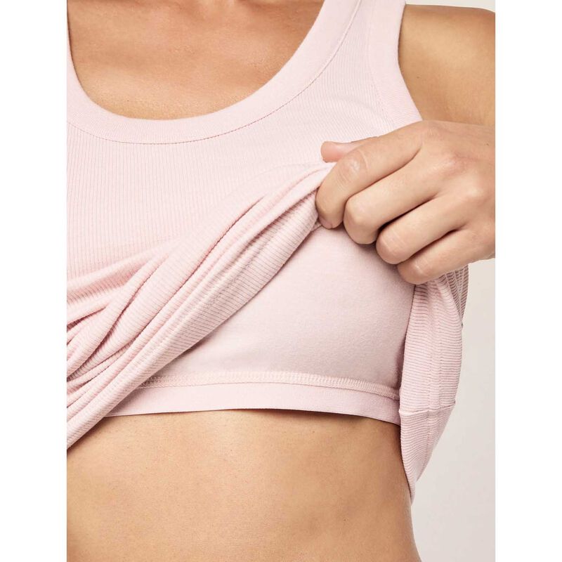 Papinelle Milla Rib Shelf Bra Tank image number 1